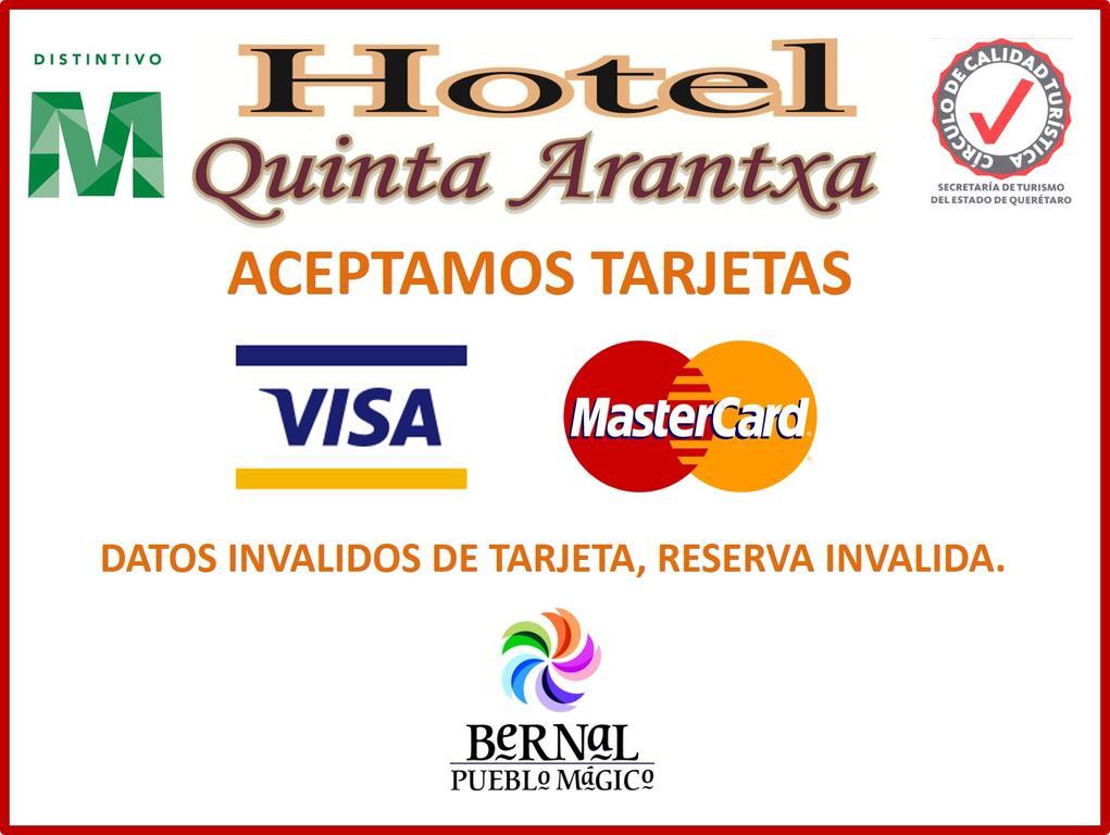 Hotel Quinta Arantxa Bernal Exteriér fotografie